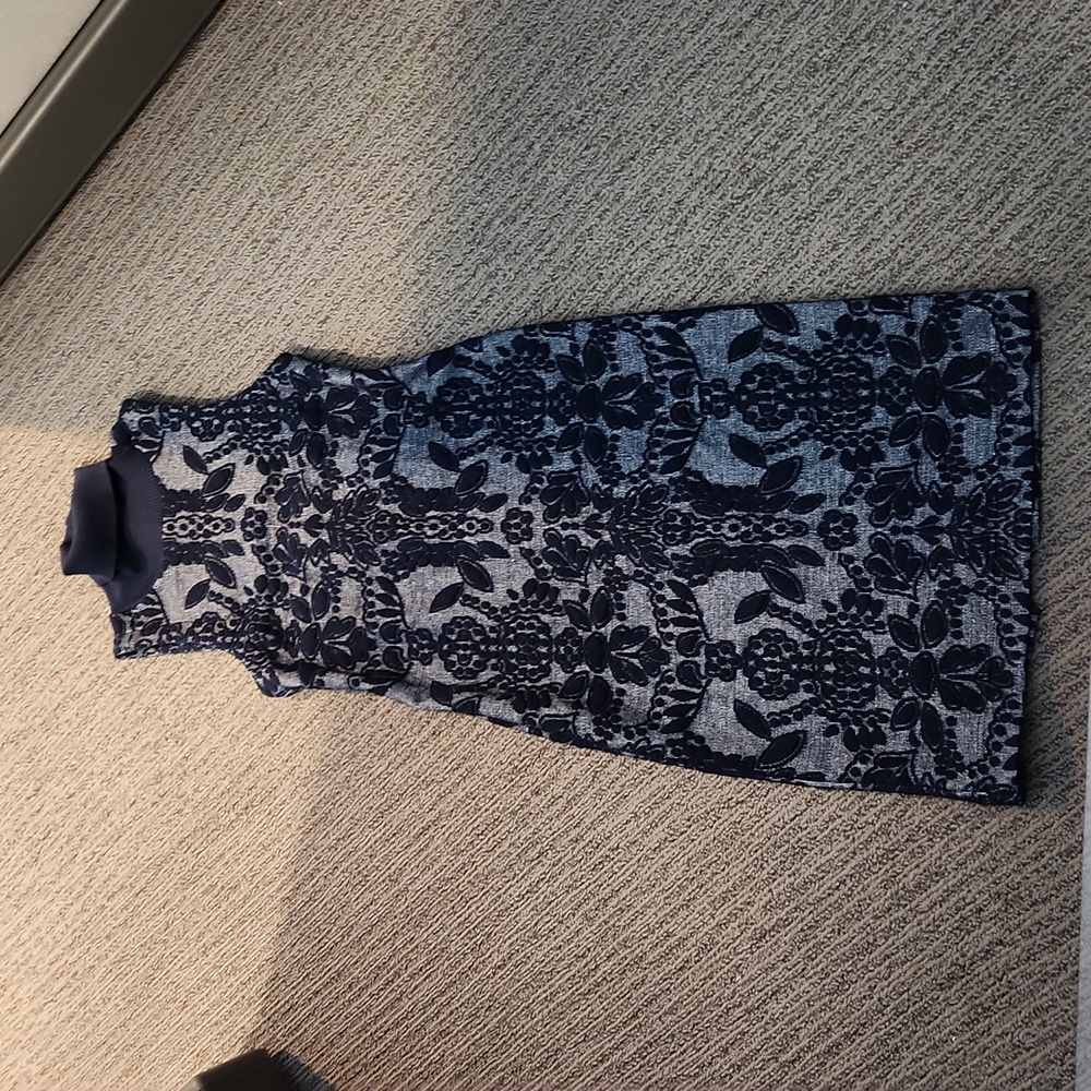 Maeve Ryder Jacquard Turtleneck Dress Size 4 - Picture 13 of 16